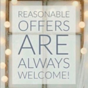 Accepting reasonable offers!